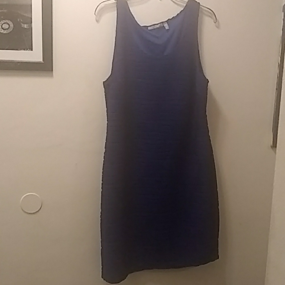 Blue bodycon dress